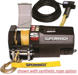 S4000 shown with synthetic rope|